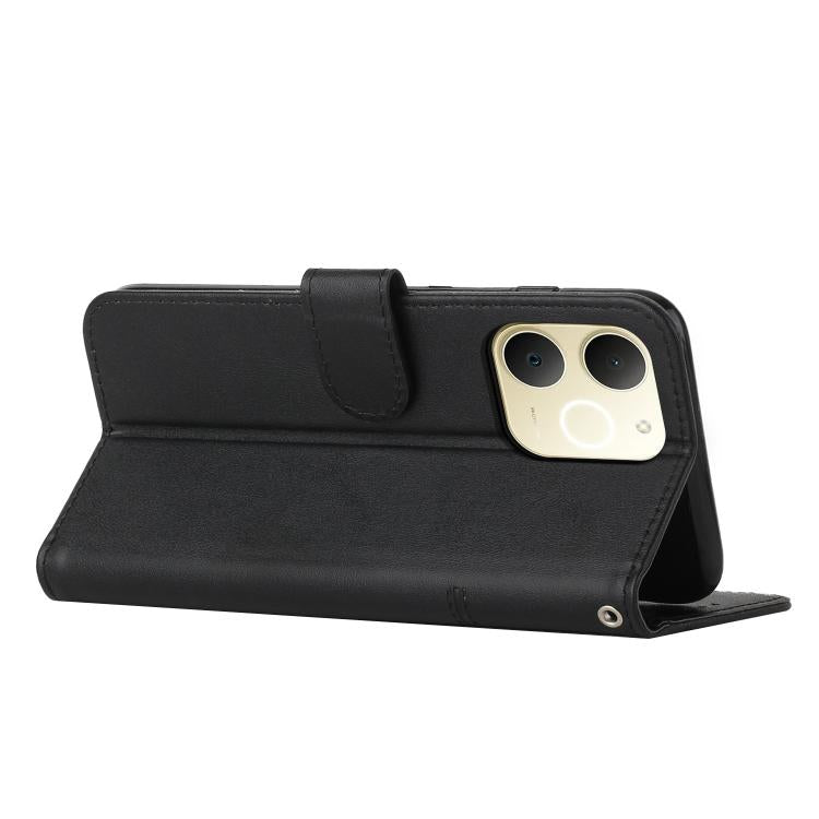 For Realme 15 / 15 Pro Stitching Calf Texture Buckle Leather Phone Case