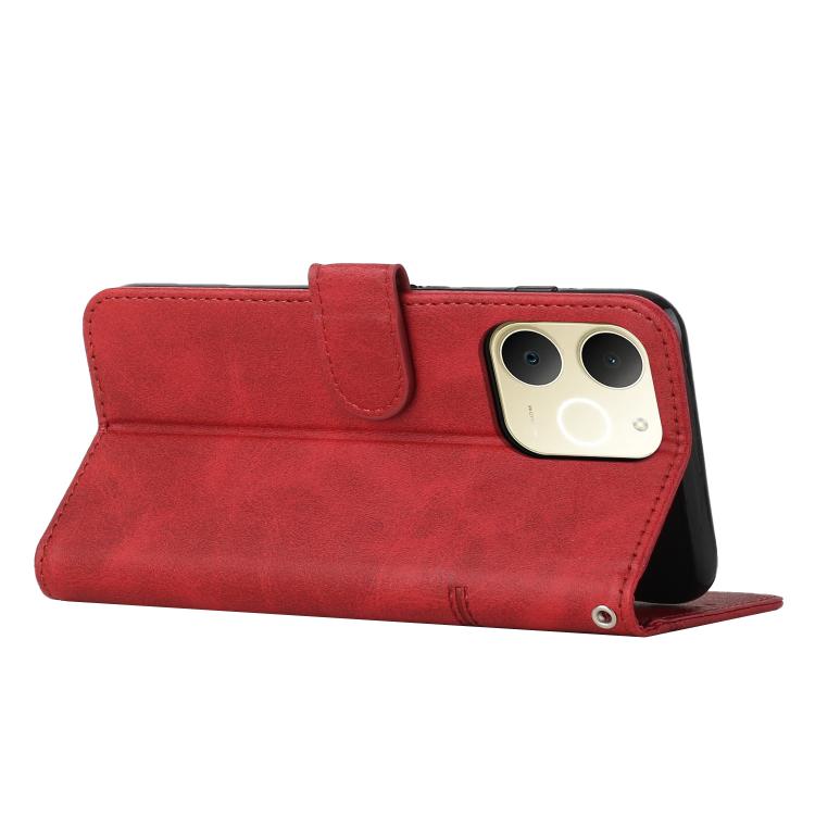 For Realme 15 / 15 Pro Stitching Calf Texture Buckle Leather Phone Case
