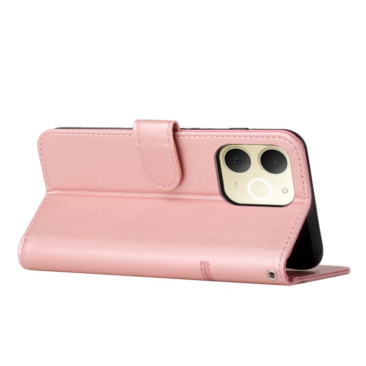 For Realme 15 / 15 Pro Stitching Calf Texture Buckle Leather Phone Case