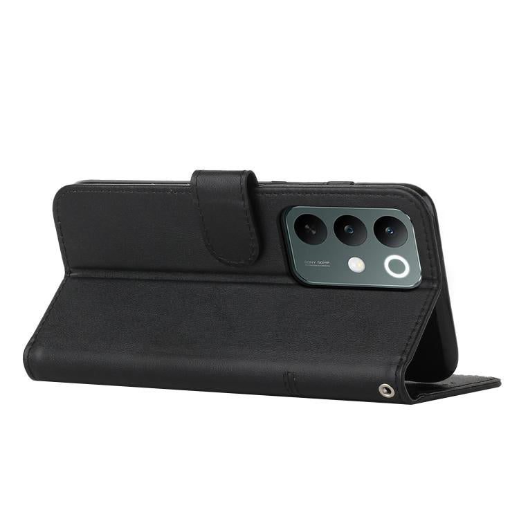 For Realme C85 Pro 4G Stitching Calf Texture Buckle Leather Phone Case