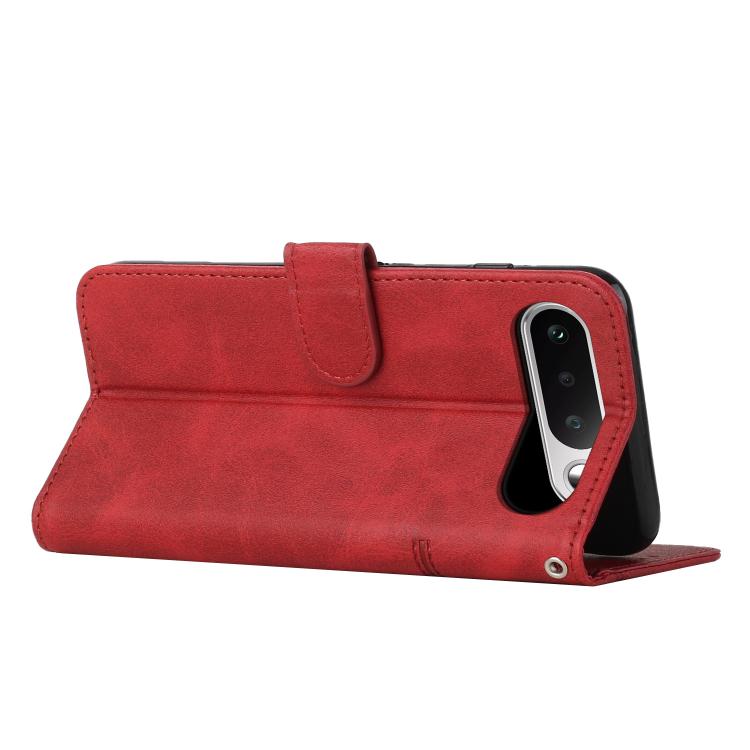 For Realme 16 5G Stitching Calf Texture Buckle Leather Phone Case