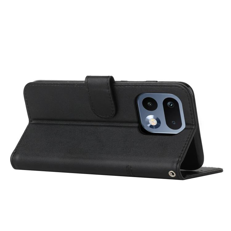 For Realme 16 Pro 5G Stitching Calf Texture Buckle Leather Phone Case