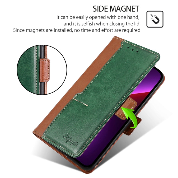 For Infinix Note 40 Pro 4G Contrast Color Side Buckle Leather Phone Case