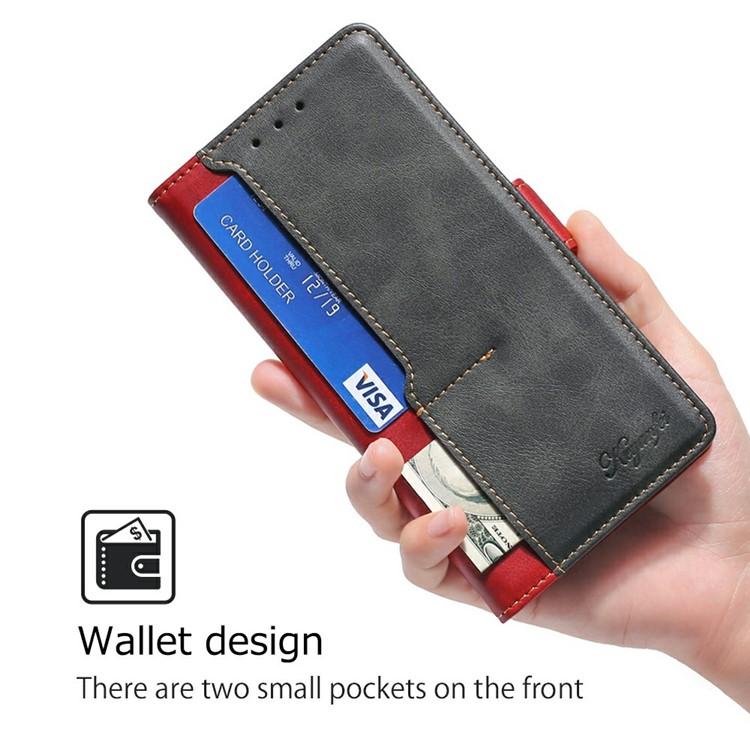 For Tecno Camon 40 Premier 5G Contrast Color Side Buckle Leather Phone Case