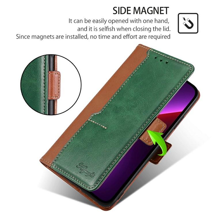 For Tecno Camon 50 Pro 4G Contrast Color Side Buckle Leather Phone Case