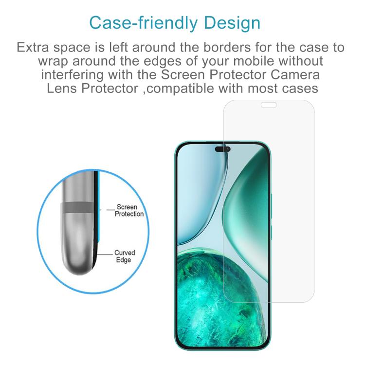 For Honor X8c 4G 0.26mm 9H 2.5D Tempered Glass Film