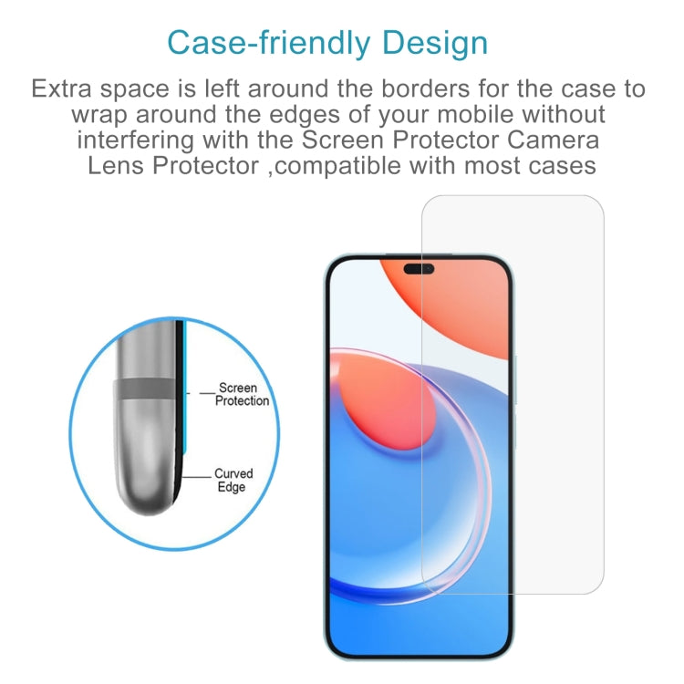 For Honor Play8T Pro 10pcs 0.26mm 9H 2.5D Tempered Glass Film