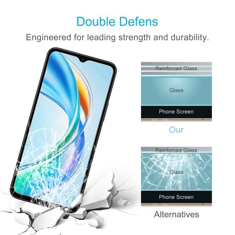 For Honor X5b / X5b Plus 10pcs 0.26mm 9H 2.5D Tempered Glass Film