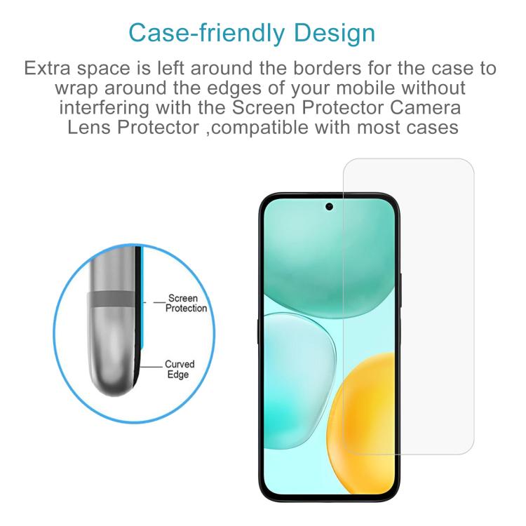 For Honor Play 60 10pcs 0.26mm 9H 2.5D Tempered Glass Film