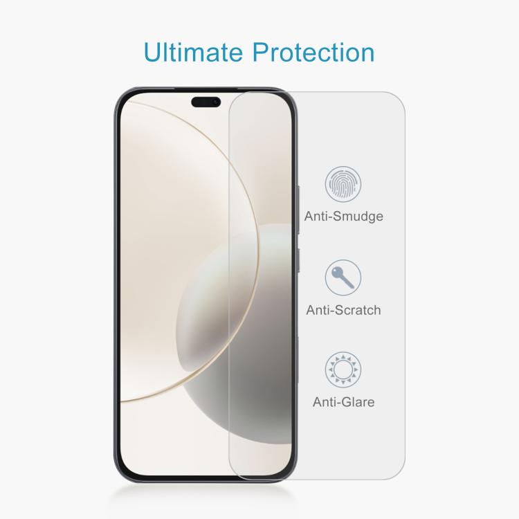 For Honor X70i 10pcs 0.26mm 9H 2.5D Tempered Glass Film