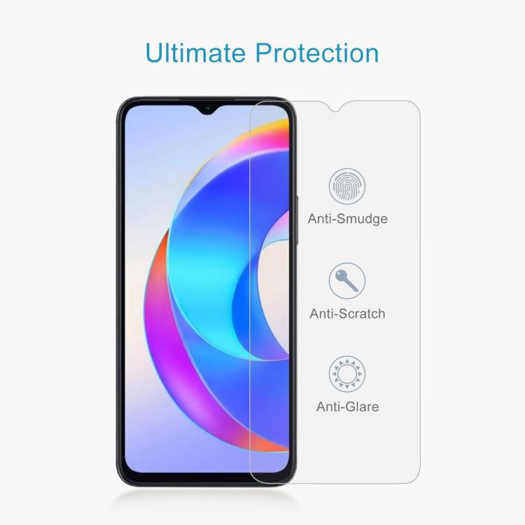 For Honor X5c Plus 10pcs 0.26mm 9H 2.5D Tempered Glass Film