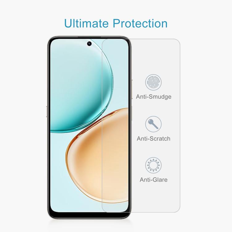 For Honor X7d 4G 10pcs 0.26mm 9H 2.5D Tempered Glass Film