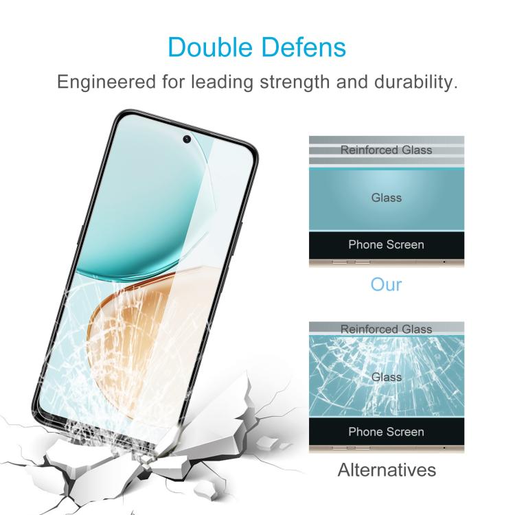 For Honor 400 Smart 4G 10pcs 0.26mm 9H 2.5D Tempered Glass Film