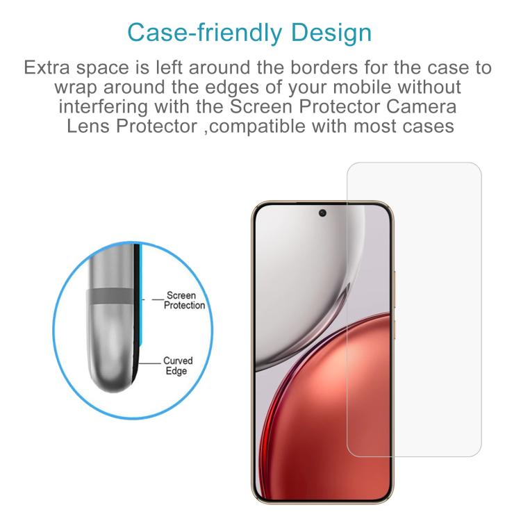For Honor X9d 5G 10pcs 0.26mm 9H 2.5D Tempered Glass Film