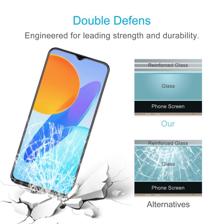 For Honor X6b Plus 10pcs 0.26mm 9H 2.5D Tempered Glass Film