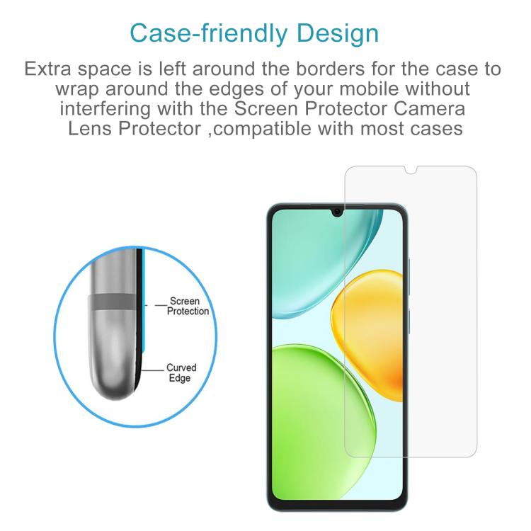 For Honor Play 60A 5G 10pcs 0.26mm 9H 2.5D Tempered Glass Film