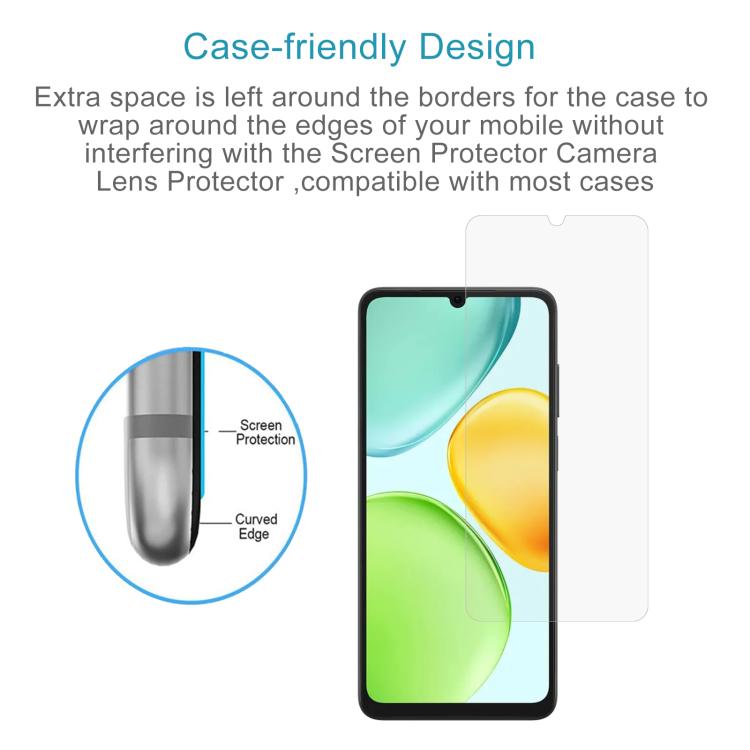 For Honor X6d 5G 10pcs 0.26mm 9H 2.5D Tempered Glass Film