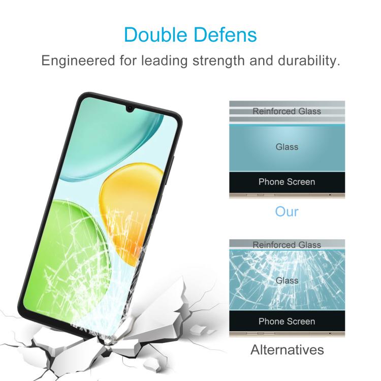 For Honor X6d 5G 10pcs 0.26mm 9H 2.5D Tempered Glass Film