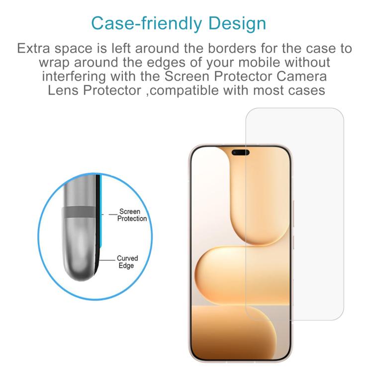 For Honor 600 Lite Global 10pcs 0.26mm 9H 2.5D Tempered Glass Film