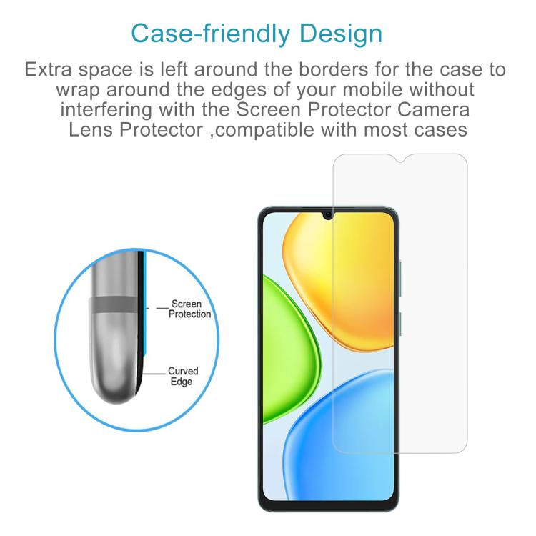 For Honor Play 80 Plus 5G 10pcs 0.26mm 9H 2.5D Tempered Glass Film