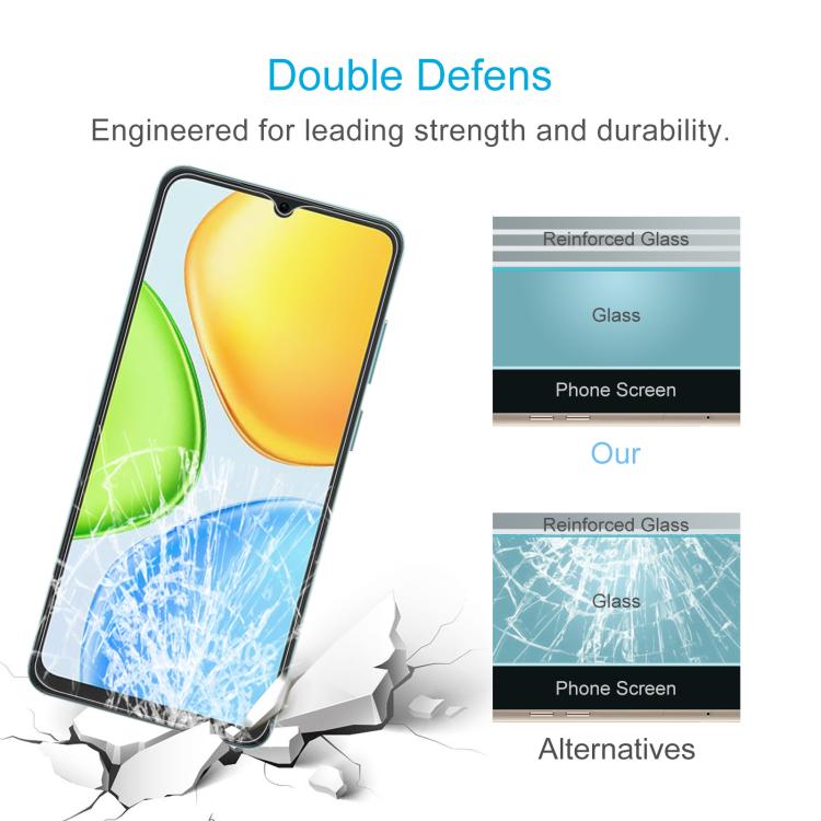 For Honor Play 80 Plus 5G 10pcs 0.26mm 9H 2.5D Tempered Glass Film
