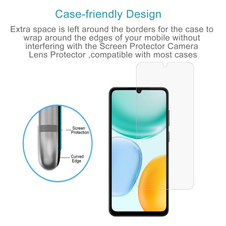 For Honor Play 70C 4G 10pcs 0.26mm 9H 2.5D Tempered Glass Film
