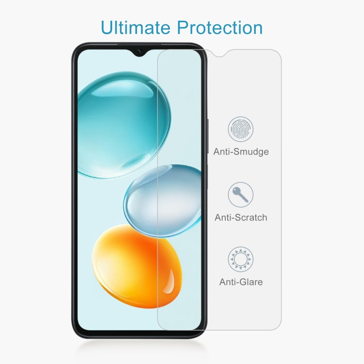 For Honor Play 9C 50pcs 0.26mm 9H 2.5D Tempered Glass Film