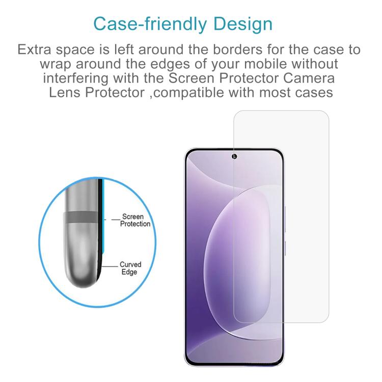 For Honor 400 Lite Global 50pcs 0.26mm 9H 2.5D Tempered Glass Film