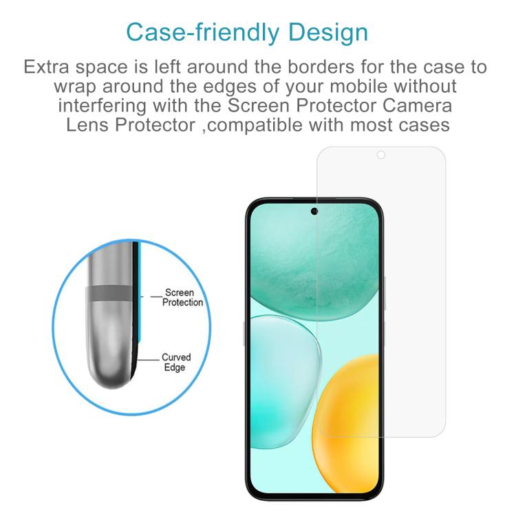 For Honor Play 60m 50pcs 0.26mm 9H 2.5D Tempered Glass Film