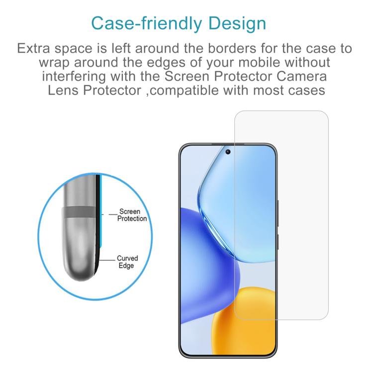 For Honor X60 GT 50pcs 0.26mm 9H 2.5D Tempered Glass Film