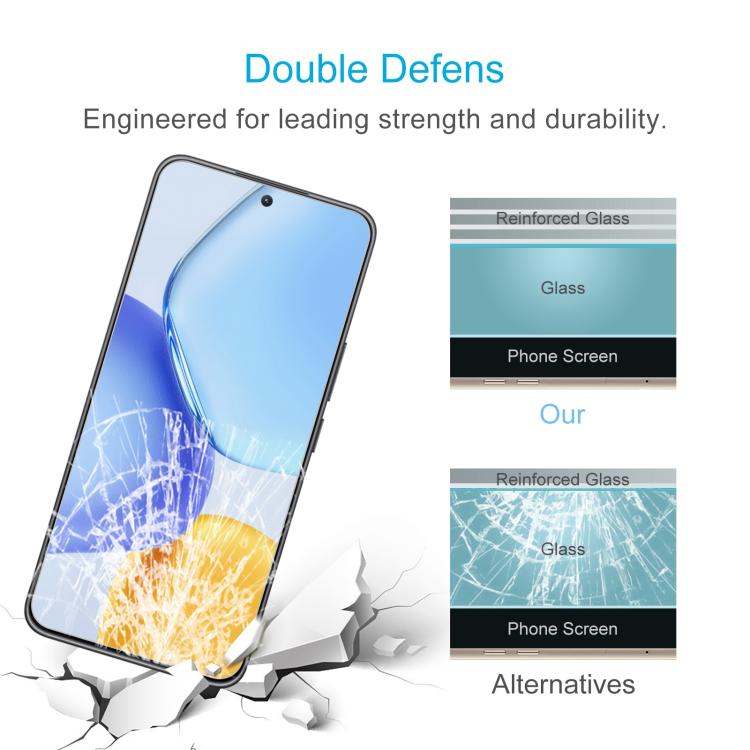 For Honor X60 GT 50pcs 0.26mm 9H 2.5D Tempered Glass Film