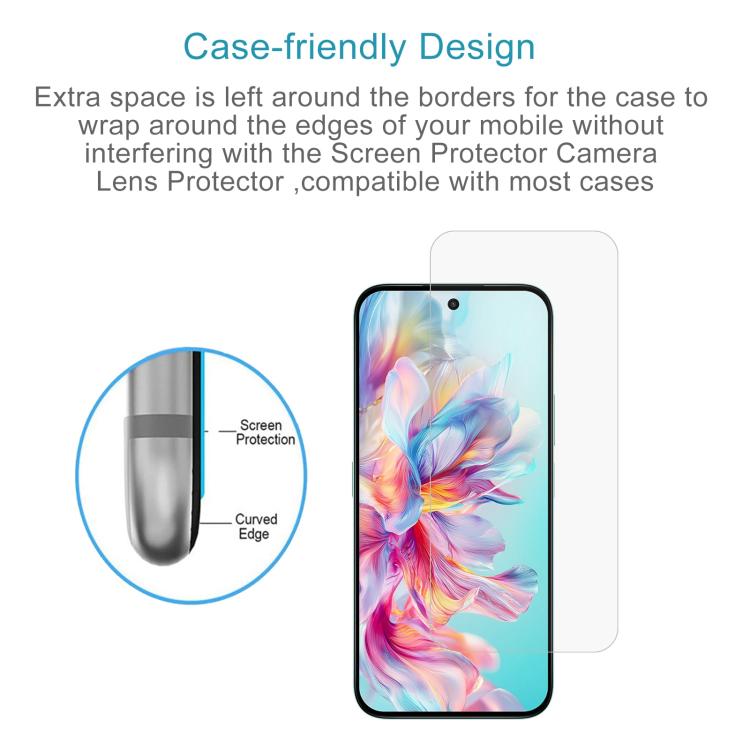 For Honor X6c 4G 50pcs 0.26mm 9H 2.5D Tempered Glass Film
