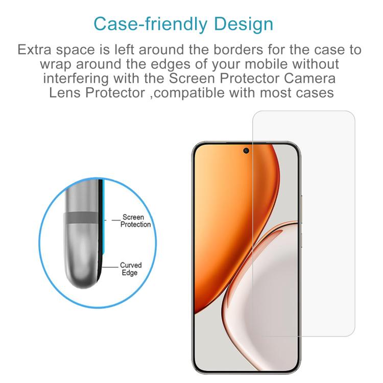 For Honor X70 5G 50pcs 0.26mm 9H 2.5D Tempered Glass Film