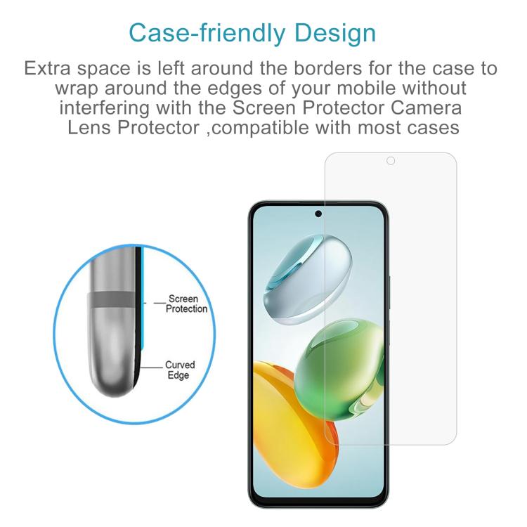 For Honor 400 Smart 50pcs 0.26mm 9H 2.5D Tempered Glass Film