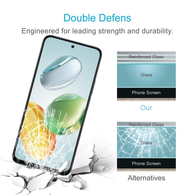 For Honor 400 Smart 50pcs 0.26mm 9H 2.5D Tempered Glass Film