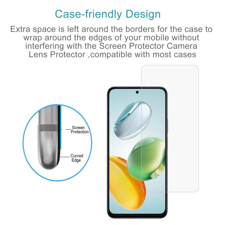 For Honor Play 70 Plus 50pcs 0.26mm 9H 2.5D Tempered Glass Film