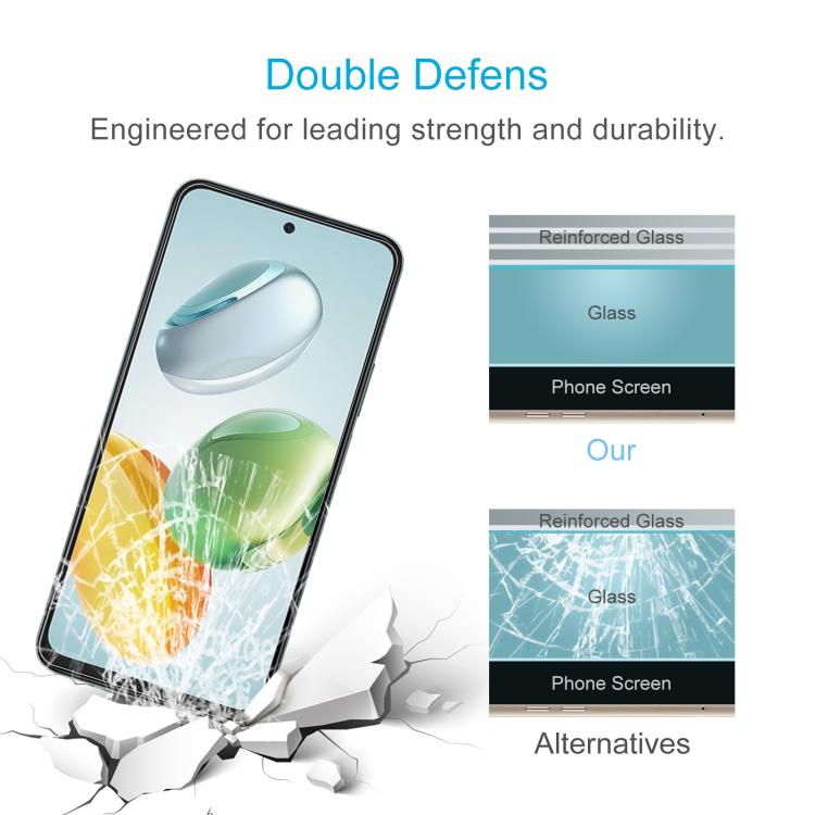 For Honor Play 70 Plus 50pcs 0.26mm 9H 2.5D Tempered Glass Film