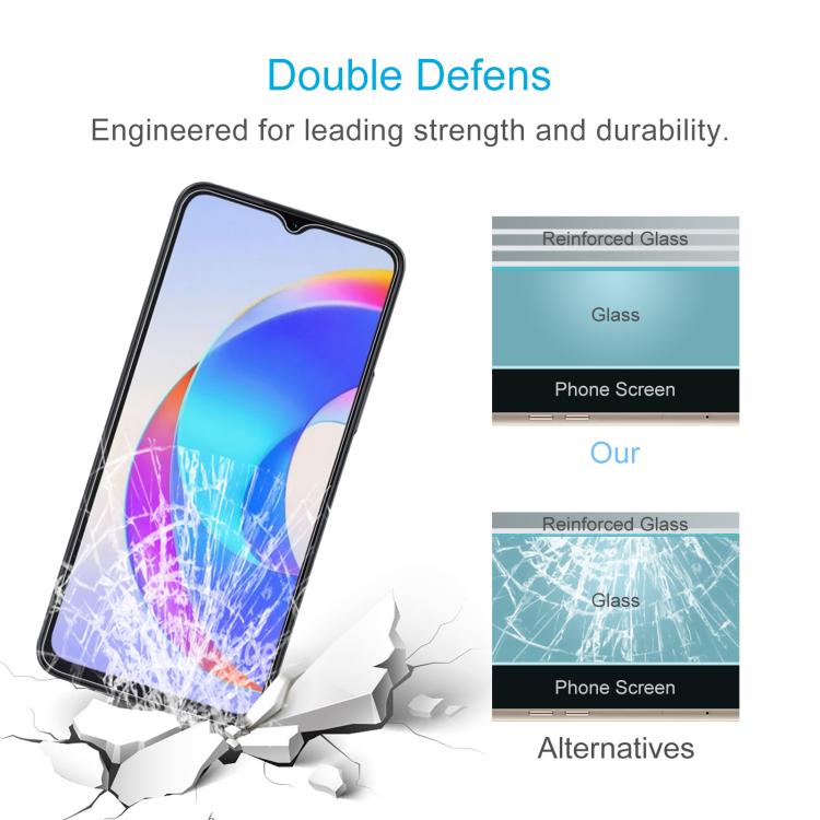 For Honor X5c Plus 50pcs 0.26mm 9H 2.5D Tempered Glass Film