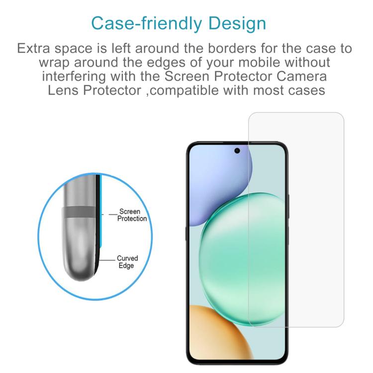 For Honor Play 10T 5G 50pcs 0.26mm 9H 2.5D Tempered Glass Film