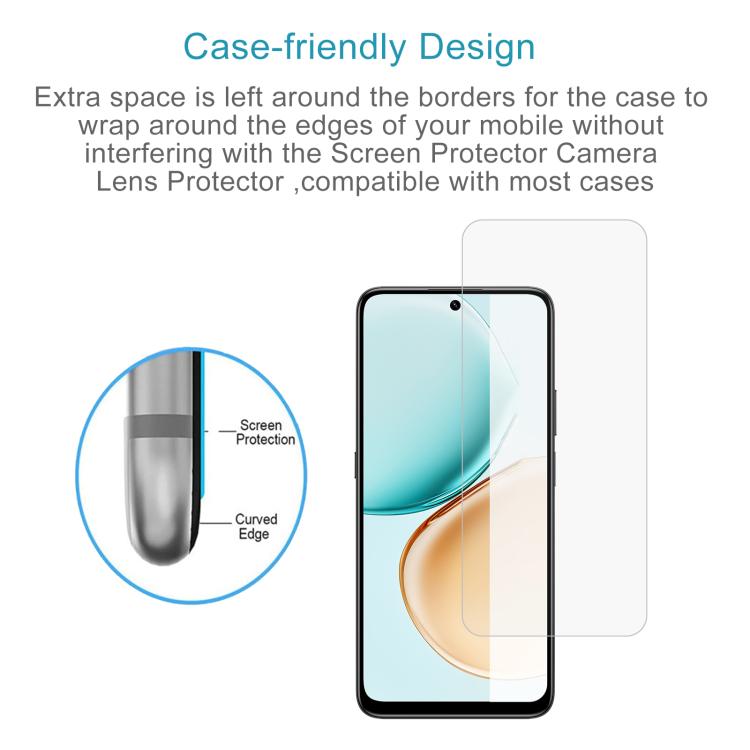 For Honor 400 Smart 4G 50pcs 0.26mm 9H 2.5D Tempered Glass Film