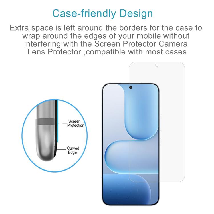 For Honor 500 Pro Global 155.8mm 50pcs 0.26mm 9H 2.5D Tempered Glass Film