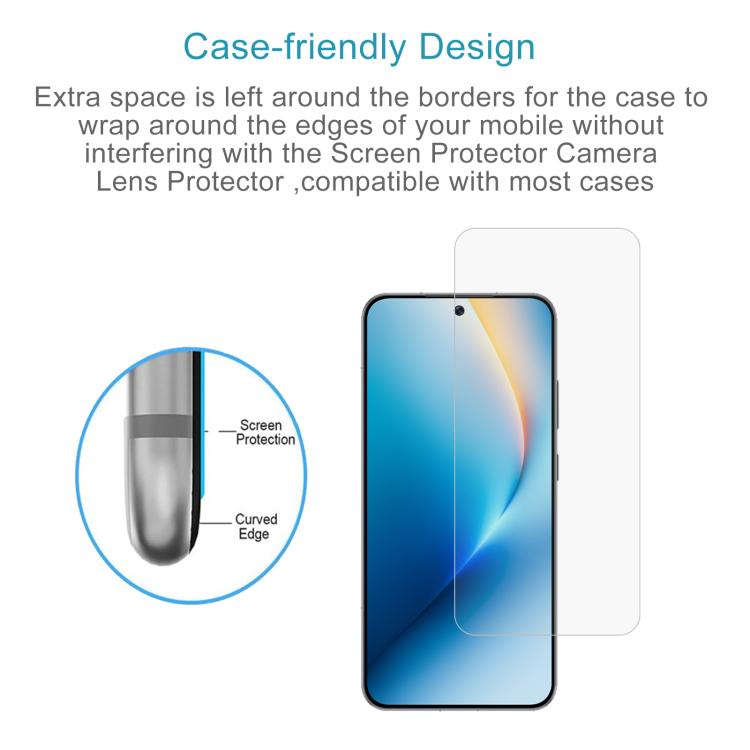 For Honor Win 5G 50pcs 0.26mm 9H 2.5D Tempered Glass Film