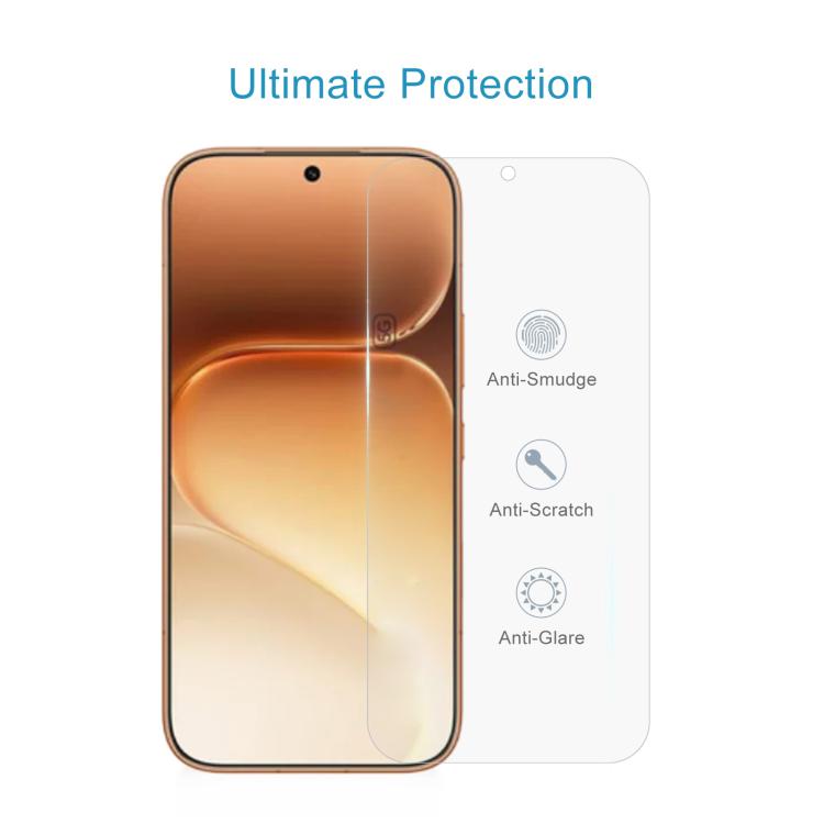 For Honor 600 Pro Global 50pcs 0.26mm 9H 2.5D Tempered Glass Film