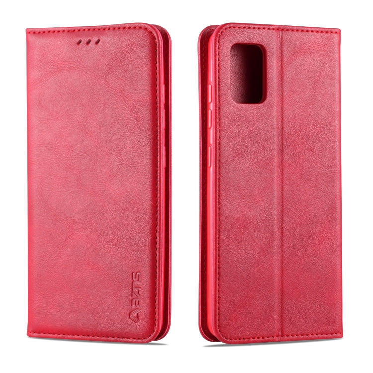 For Samsung Galaxy A51 AZNS Retro Texture Magnetic Horizontal Flip PU Leather Case with Holder & Card Slots & Photo Frame