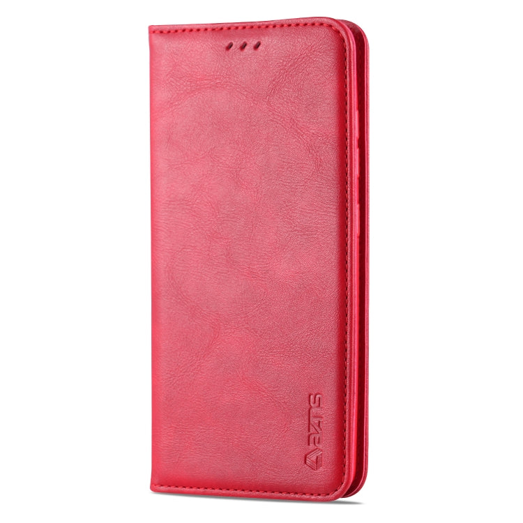 For Samsung Galaxy A51 AZNS Retro Texture Magnetic Horizontal Flip PU Leather Case with Holder & Card Slots & Photo Frame