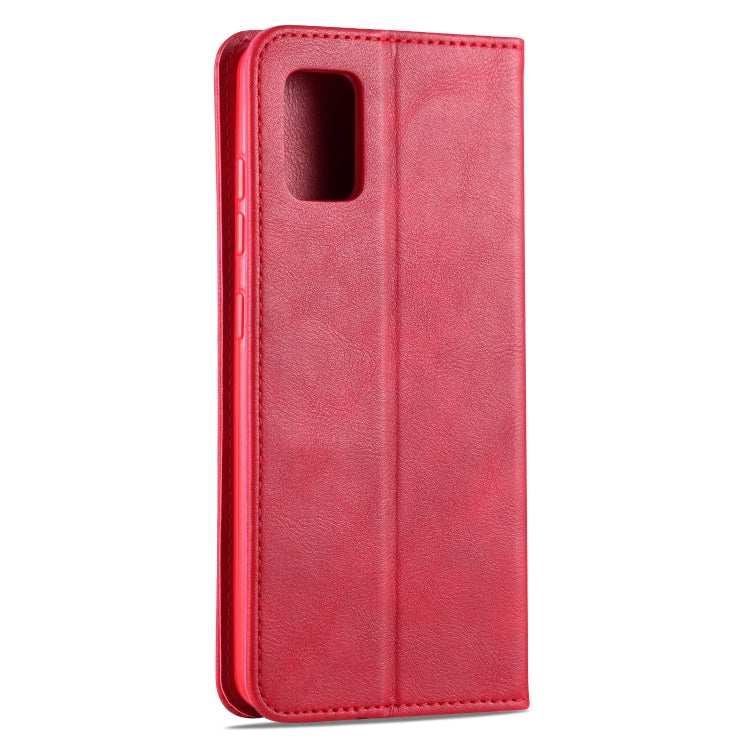 For Samsung Galaxy A51 AZNS Retro Texture Magnetic Horizontal Flip PU Leather Case with Holder & Card Slots & Photo Frame