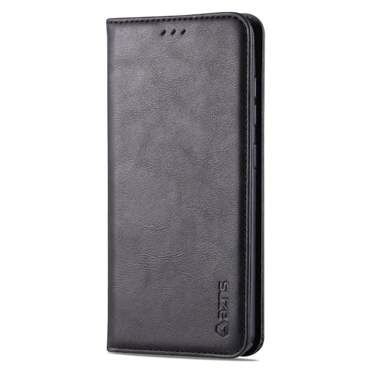 For Samsung Galaxy A71 AZNS Retro Texture Magnetic Horizontal Flip PU Leather Case with Holder & Card Slots & Photo Frame