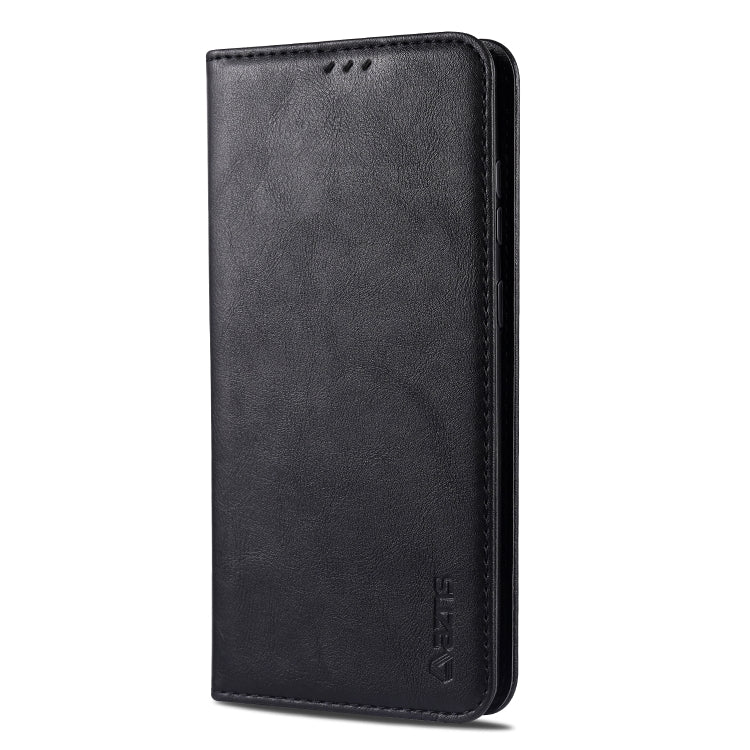 For Samsung Galaxy Note 10 Lite AZNS Retro Texture Magnetic Horizontal Flip PU Leather Case with Holder & Card Slots & Photo Frame