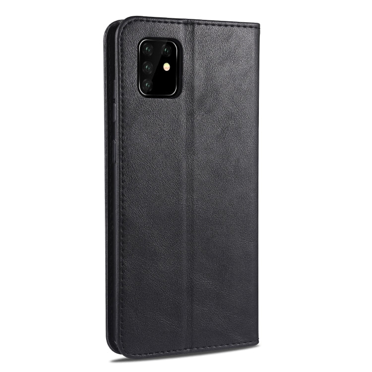 For Samsung Galaxy Note 10 Lite AZNS Retro Texture Magnetic Horizontal Flip PU Leather Case with Holder & Card Slots & Photo Frame
