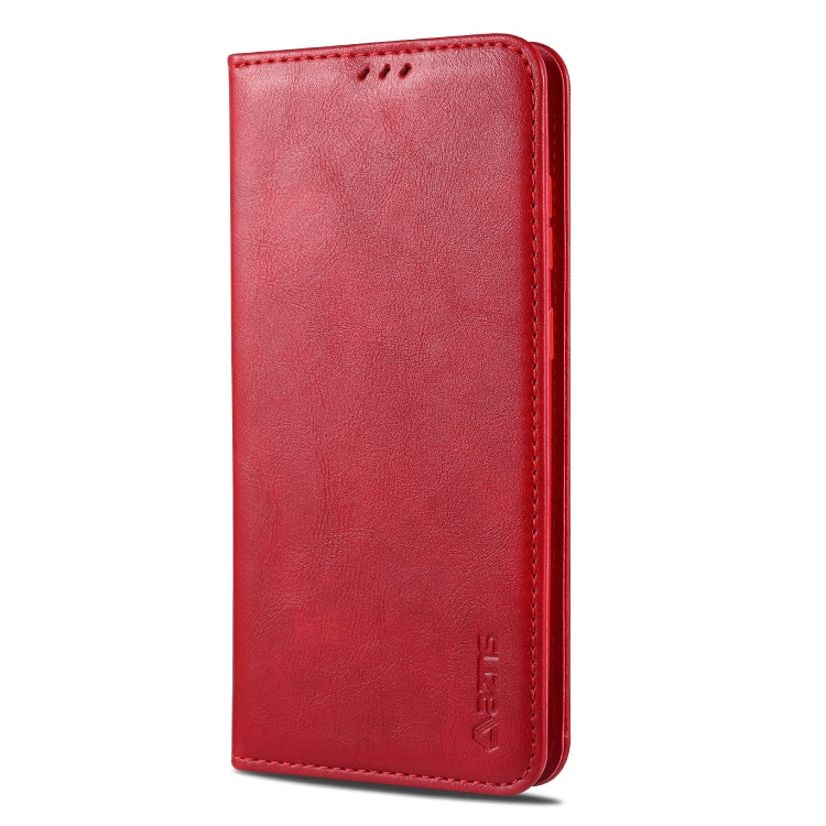 For Samsung Galaxy Note 10 Lite AZNS Retro Texture Magnetic Horizontal Flip PU Leather Case with Holder & Card Slots & Photo Frame